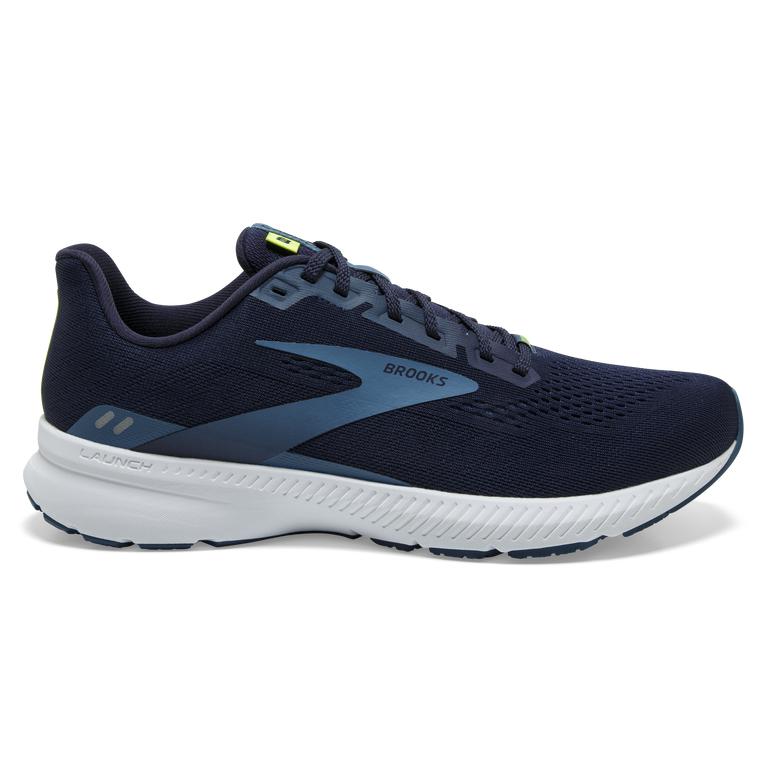 Brooks LAUNCH 8 Light Cushion Road Running Shoes Mens Sale - Peacoat/Legion Blue/Nightlife (QCN58239